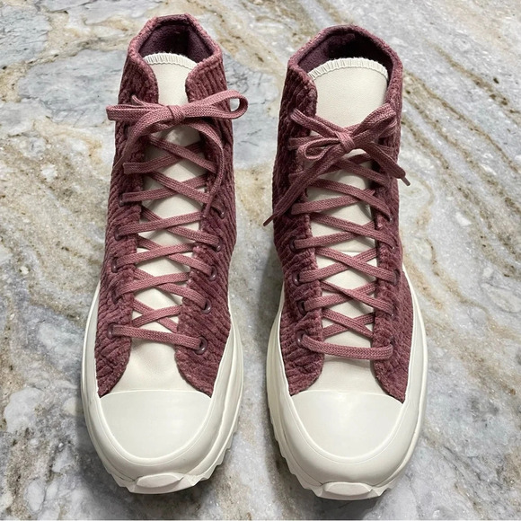 Converse Run Star Hike Women's Platform Sneaker Boot Corduroy M10 W11.5 - Picture 3 of 12